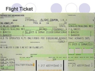 Flight Ticket
 
