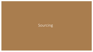 Sourcing
 
