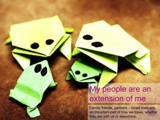 My people are an
                                       extension of me
                                       Family, fri...