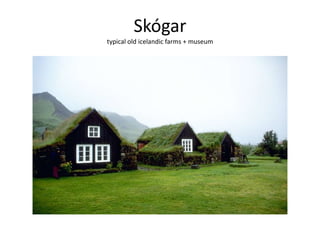 Skógartypical old icelandic farms + museum