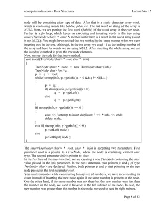 computer notes - Traversal of a binary tree | PDF