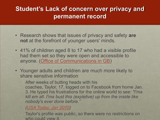17% have taken pictures of a test or quiz with the cell phone in order to send the pictures to their friends.Common Sense Media 09