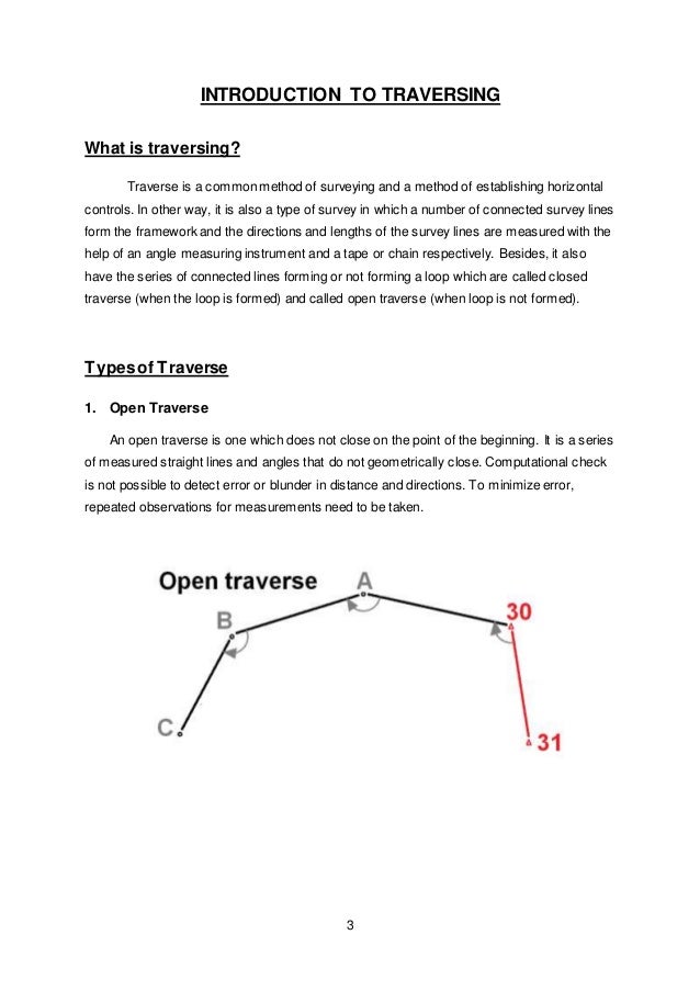 what is a traverse