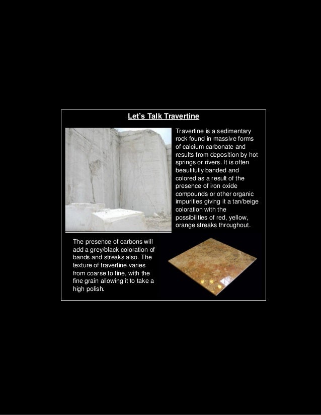 Comparing Travertine and Marble Limestone Stone Tile