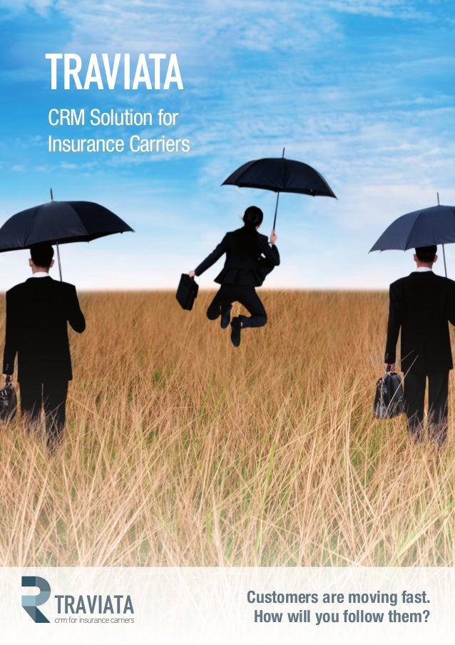Traviata CRM for Insurance Carriers brochure