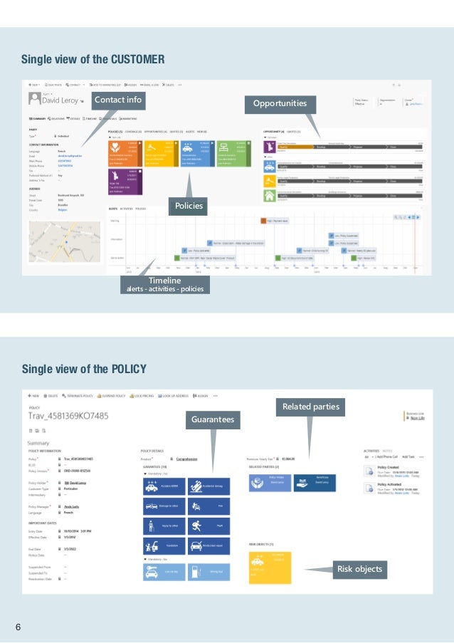 Traviata CRM for Insurance Carriers brochure
