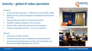ASBA Presentation: Exterity Programmed Education | PPTX