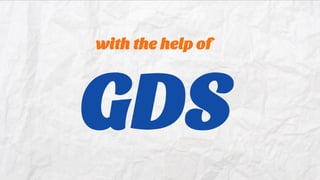 global distribution system ppt | trawex