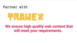 Trawex travel content ppt