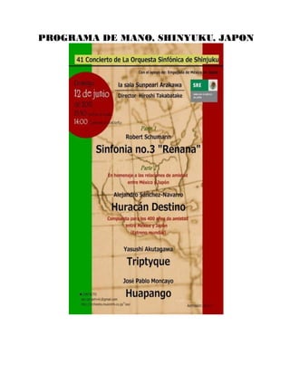 PRENSA TOKIO 
F!G.H+7/.!IJ!G8!KL7+.!F.,!1H+/.,!G8!?MN+-.!O!F.,!H8N+-17.,!08,+G87P8,!87!Q1RS7!PLT+80.7! 
F1!.R.0PL7+G1G!G8!8,-L-U10!G.,!8,P087.,!HL7G+1F8,!O!L71!G8!F1,!.601,!HV,!+HR08,+.717P8,! 
G8!F1!HW,+-1!-FV,+-1!H8N+-171X!F!YL1R17/.!G8!Q.,M!916F.!?.7-1O.A! 
! 
'.H.!R10P8!G8!F1!ZI[!R08,87P1-+S7!G8!F1!(0L8,P1!;+72S7+-1!G8!;U+7KL]L!8F!G.H+7/.!IJ!G8!KL7+.!,8! 
OOHYµDFDERHOHVWUHQRPXQGLDOGHODREUDÛ+XUDF£Q'HVWLQRÜGHOFRPSRVLWRUPH[LFDQR$OHMDQGUR 
;V7-U8^!:1T100.A!;8!P01P1!G8!L71!.601!HLO!8H.P+T1!+7,R+01G1!87!8F!71L201/+.!G8F!/1F8S7!;17! 
_017-+,-.!L8!T+1K161!G8!_+F+R+71,!1!$-1RLF-.!O!87!8F!L8!T+1K161!8F!7.T.U+,R17.!8N!/.68071G.0!G8!F1,! 
_+F+R+71,!#.G0+/.!G8!B+T80.!O!$6800L^1A! 
! 
F!RW6F+-.!RLG.!1R08-+10!F1!+7P87,+G1G!G8!F1!-.HR.,+-+S7!+7P80R08P1G1!-.7!/017!8H.-+S7!R.0!F.,! 
.-U87P1!O!,+8P8!H+8H60.,!G8!F1!.0L8,P1A!=1!8H.-+S7!G8!F.,!1,+,P87P8,!2L8!H1O.0!1F!.6,80T10!L8!F1! 
.0L8,P1!R.0P161!1G.07.,!P0+-.F.0!R101!G8,P1-10!1L7!HV,!L8!,8!P01P161!G8!L7!U.H871K8!1!F1!1H+,P1G! 
G8!?MN+-.!O!Q1RS7A! 
! 
F!R0./01H1!G8F!-.7-+80P.!+7-FLOS!P1H6+M7!-.7!L71!.601!G8F!21H.,.!-.HR.,+P.0!K1R.7M,!%1,L,U+! 
$]LP1/1`1X!0+RPOL8!R101!.0L8,P1!G8!-L80G1,!aIbcde!L8!8F!RW6F+-.!K1R.7M,!08-.7.-+S!G8!+7H8G+1P.A! 
=1!R08,87-+1!87P08!8F!RW6F+-.!G8!L7!7WH80.!+HR.0P17P8!G8!H8N+-17.,!08,+G87P8,!87!Q1RS7!2L8!7.P.0+1! 
SRUODHPRFLµQTXHFDXVµÛ(O+XDSDQJRÜGHVGHVXVSULPHURVDFRUGHV! 
! 
! 
OLWHUDOPHQWHÛODFHUH]DÜHQHOSDVWHOORFRQVWLWXµF1!R08,87P1-+S7!G8!L71!-.HR.,+-+S7!.0+/+71F!R101! 
HVWHFRQFLHUWRWLWXODGDÛ6DNLODÜLQWHJUDGDFRQEDVHHQODFDQFLµQWUDGLFLRQDOMDSRQHVDÛ6DNXUDÜIORU 
GHFHUH]R 
