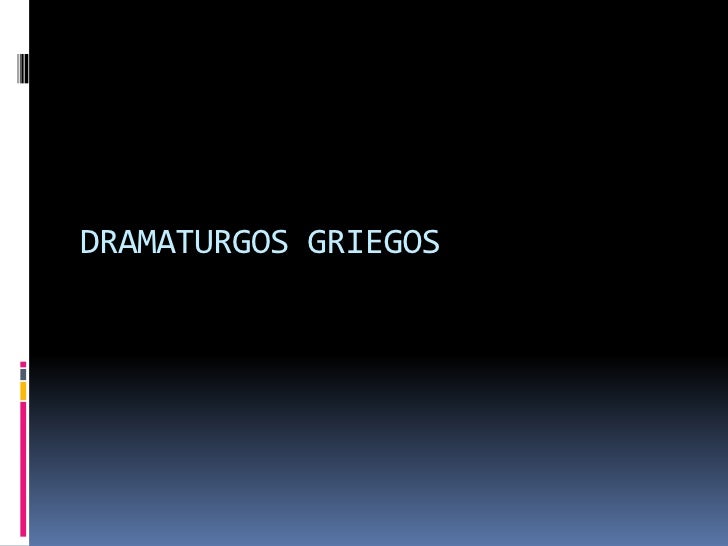 Resultado de imagen de dramaturgos griegos