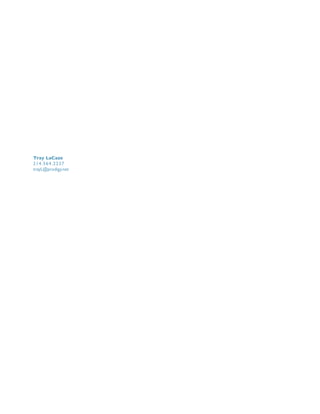 Accomplishments and Experience