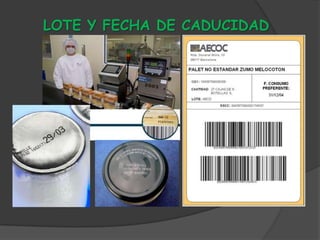 LOTE Y FECHA DE CADUCIDAD
 