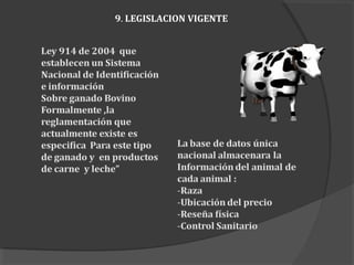 9. LEGISLACION VIGENTE
 