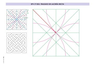 EPV 3º ESO. TRAZADO DE LACERÍA RECTA
16mm
6mm
 