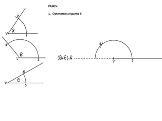 PASOS:
1. Obtenemos el punto 4
 