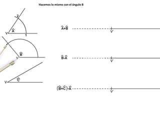 Hacemos lo mismo con el ángulo B
 