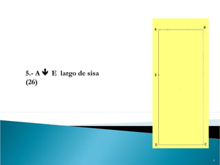 8
5.- A  E largo de sisa
(26)
 