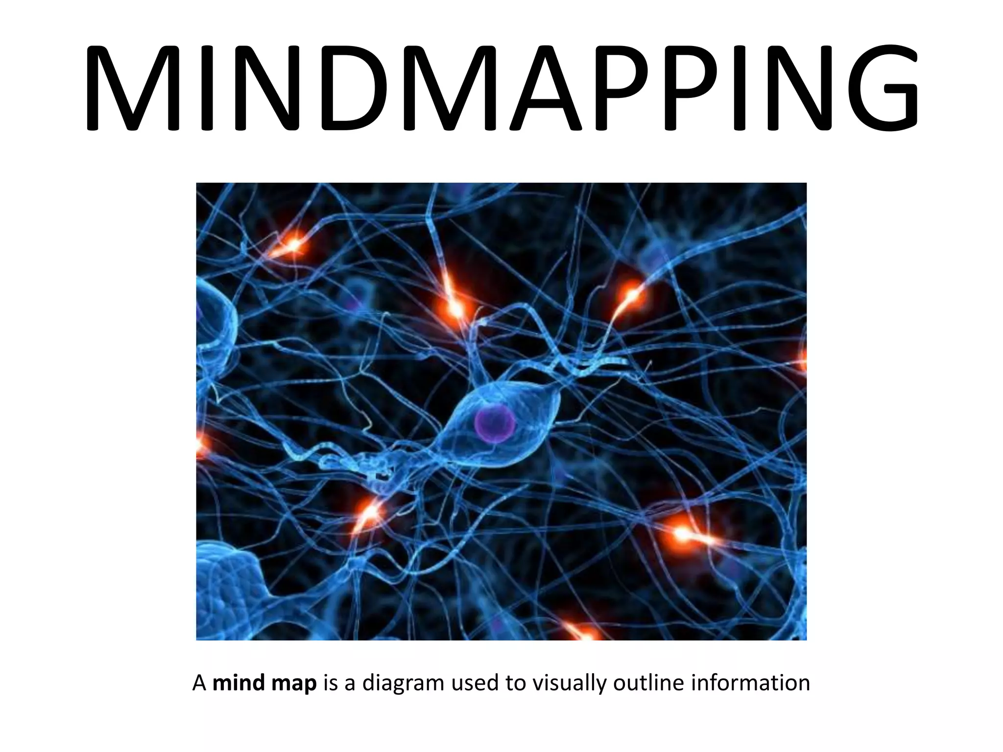 MINDMAPPING



 A mind map is a diagram used to visually outline information
 