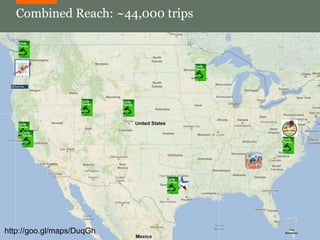 Combined Reach: ~44,000 trips




              SAN FRANCISCO COUNTY TRANSPORTATION AUTHORITY
http://goo.gl/maps/DuqGh                                      22
 