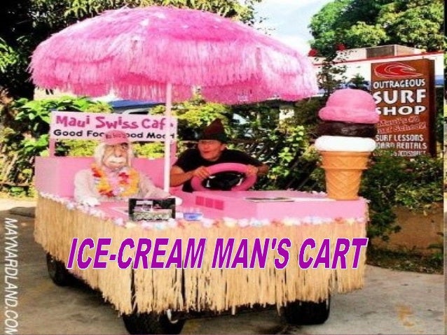 Image result for ICE CREAM MAN WITH HIS CART