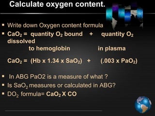 arteial blood gas analysis 2019 | PPT