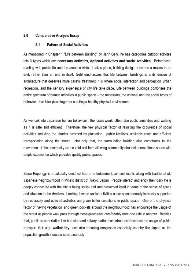 Comparative analysis format image