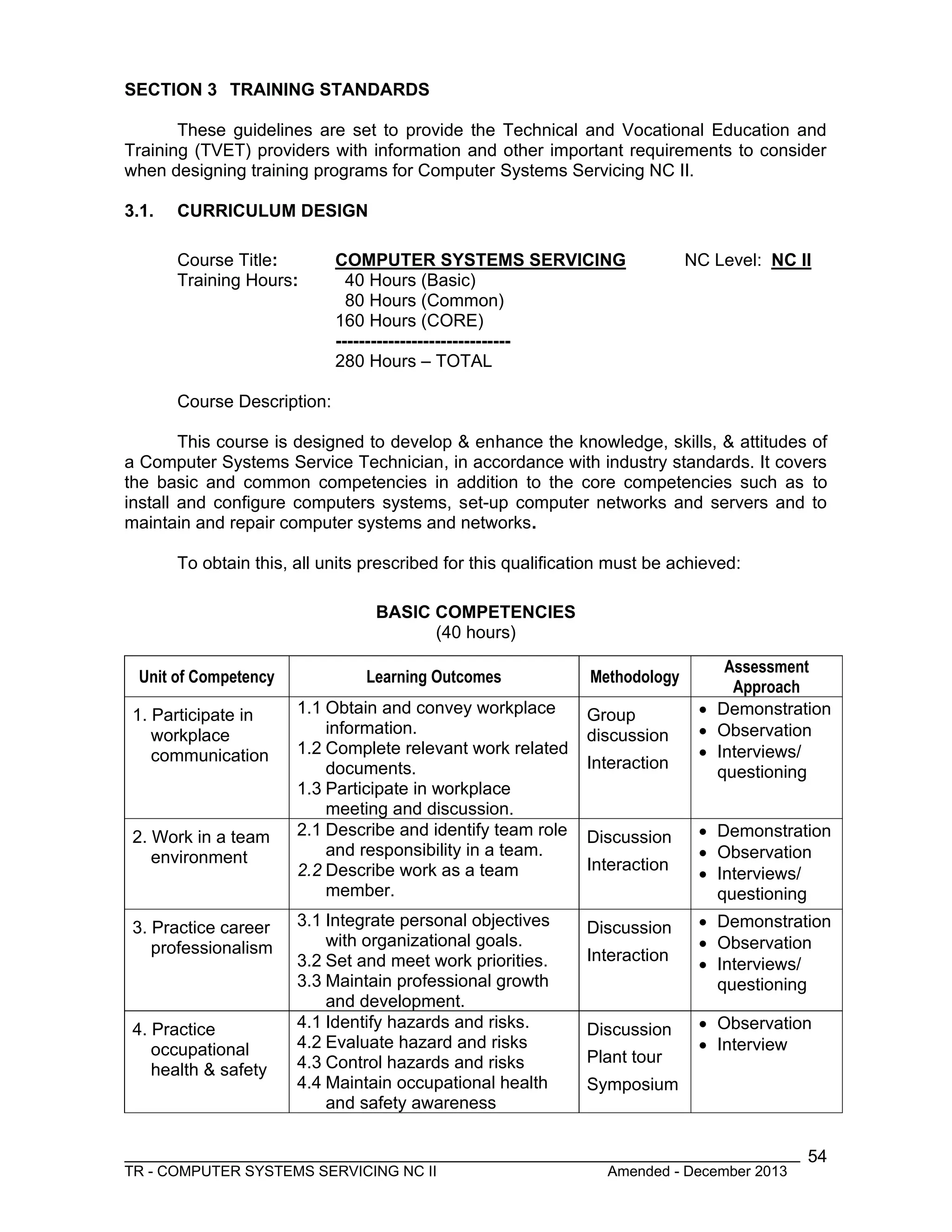 Tr computer systems servicing nc ii | PDF