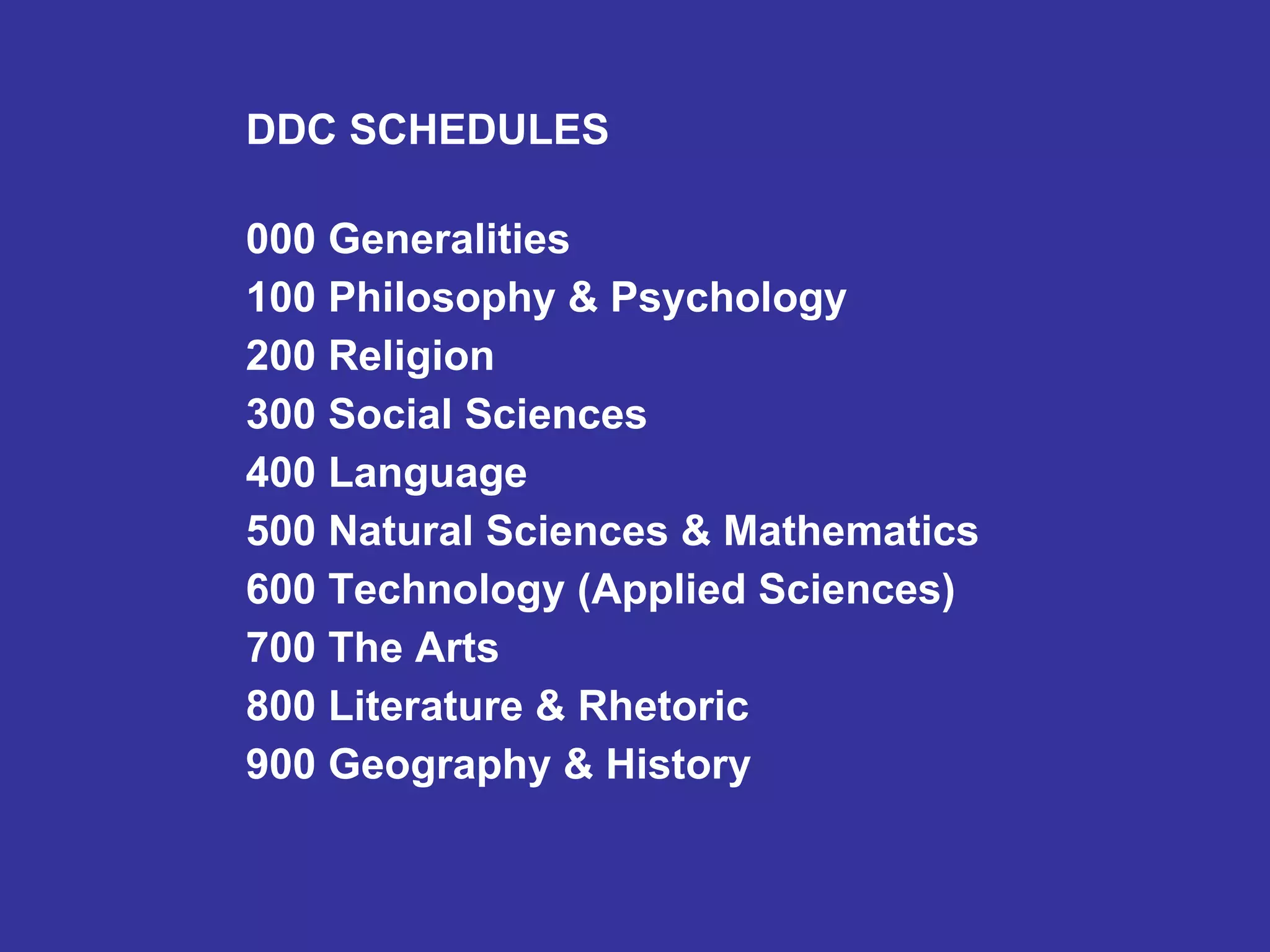 082 Dewey Decimal Classification Number – JDPOBB