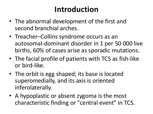 Treacher colllins syndrome
