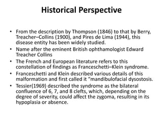 Treacher colllin syndrome | PPTX