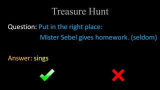 Treasure hunt | PPTX