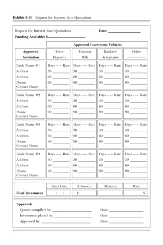 Exhibit 8.11 Request for Interest Rate Quotations
 