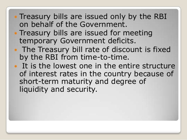 treasury bills