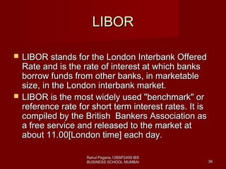 Libor Name Treasury management | PPT