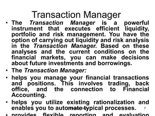 SAP Treasury management | PPT