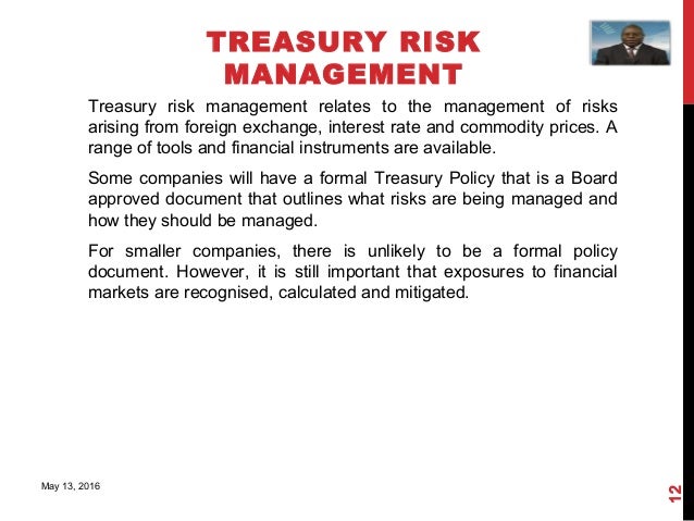 Treasury Risk Management