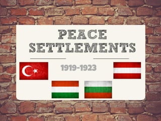 Peace Settlements