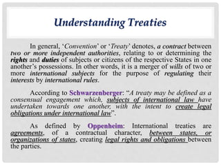 Treaties And Its Nuts and Bolts