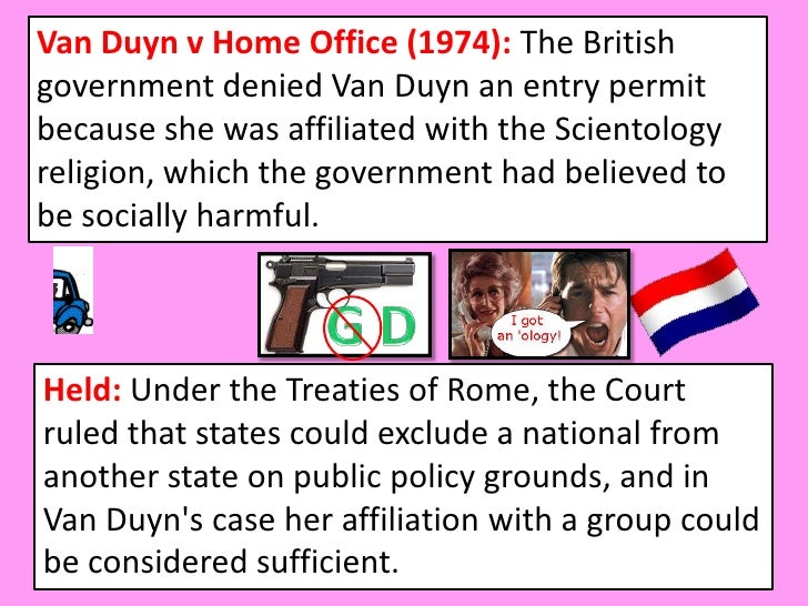 Treaties and regulations