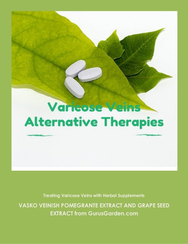 Treating Varicose Veins with Herbal Supplements