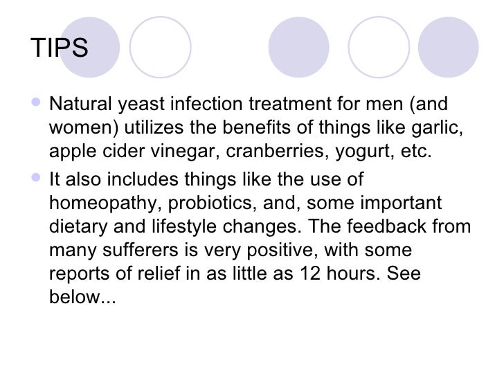Treat male yeast infection