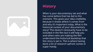 Documentary Sample Treatment - Template .pptx
