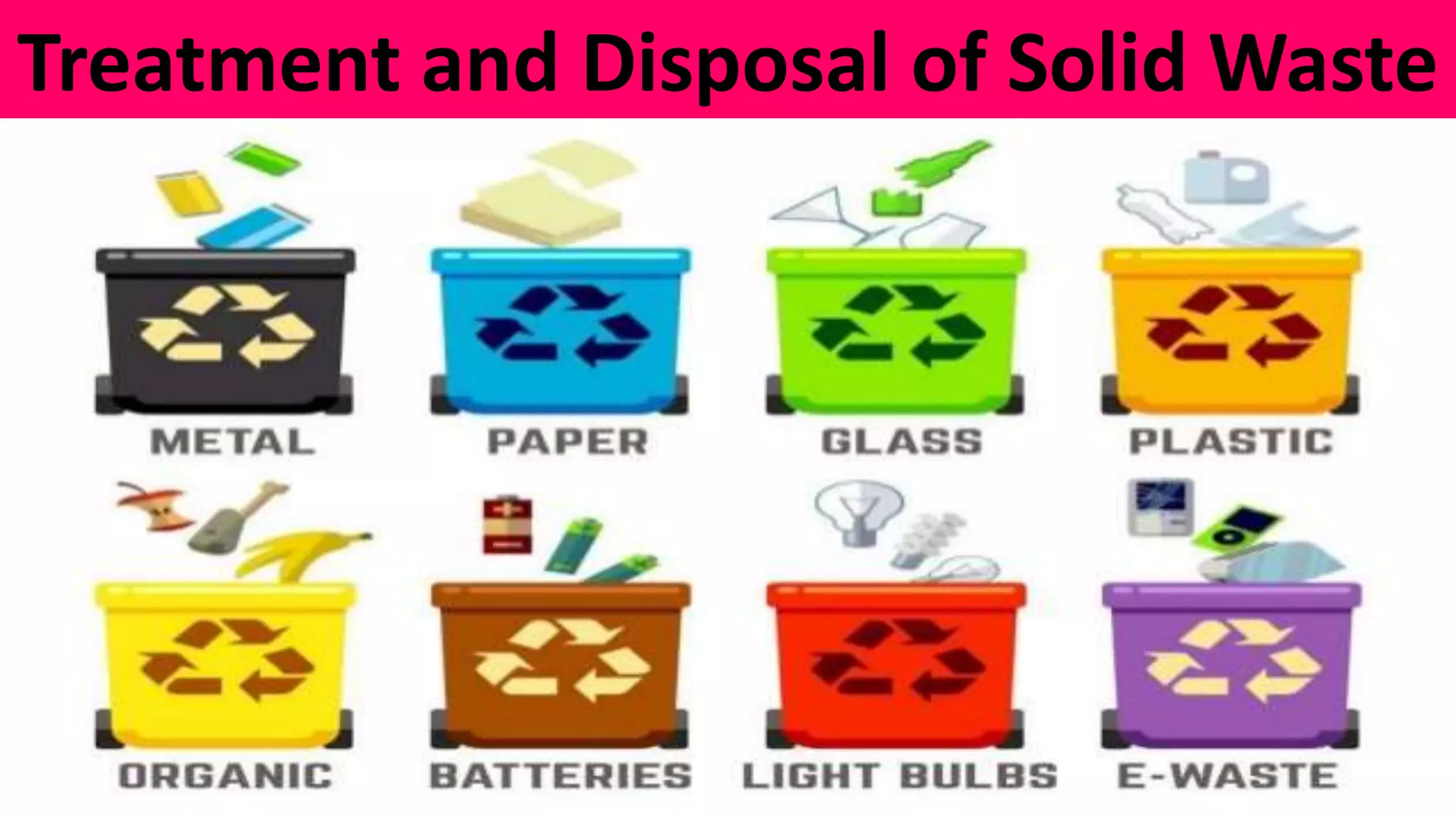 Treatment and Disposal of Solid Waste | PPTX