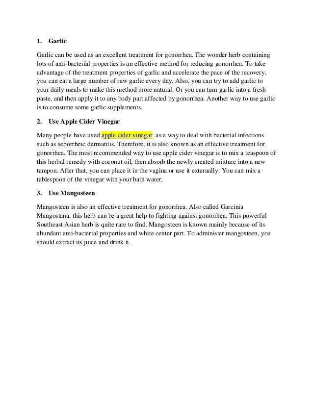 Treatment For Gonorrhea Helpful Tips And Advice