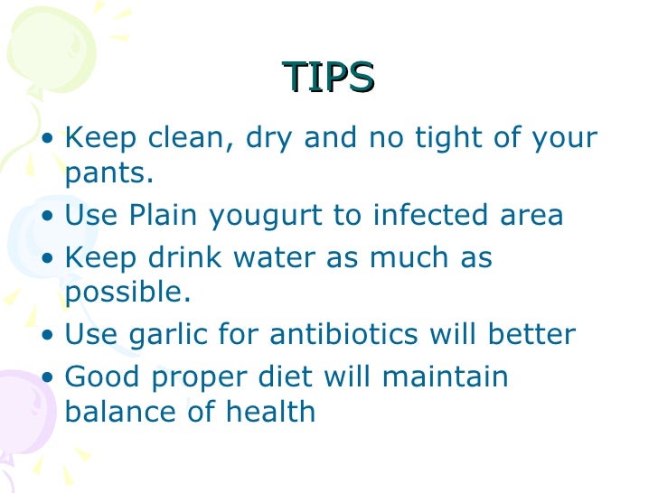 Treatment for male yeast infection