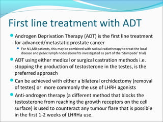 Treatment of advanced metastatic prostate cancer | PPT