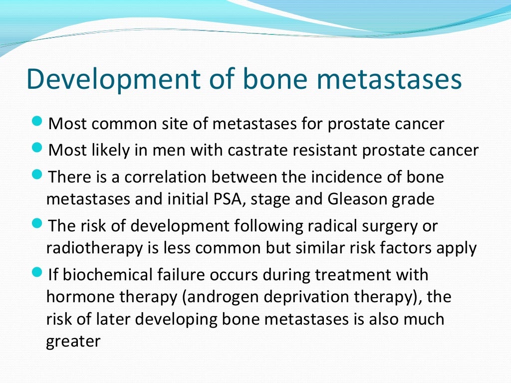 Treatment of bone metastases