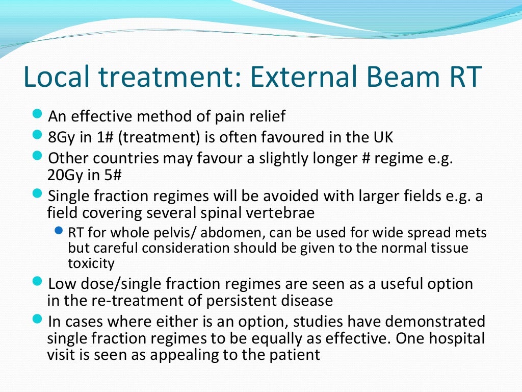 Treatment of bone metastases
