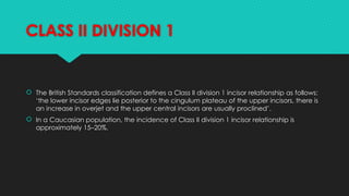 Treatment of Class II Division 1 Malocclusion.pptx